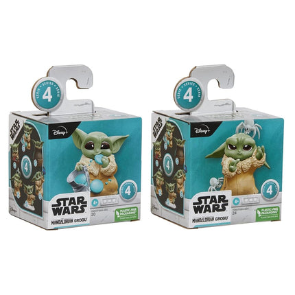 Star Wars Hasbro The Bounty Collection Series 4, 2-Pack Grogu Figures, Pesky Spiders, Cookie Eating, Ages 4 and Up, Multicolor, F5186