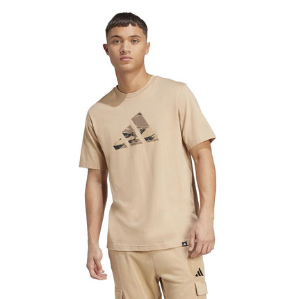 adidas Men's Camouflage Graphic T-Shirt, Warm Sand