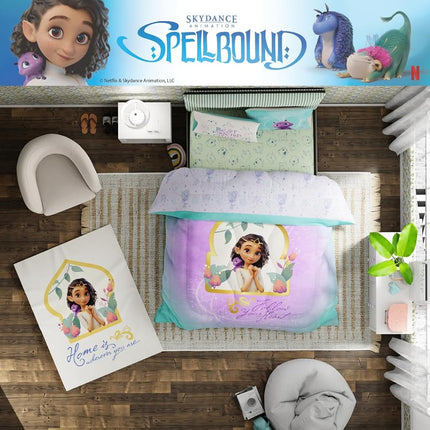 Franco Spellbound Kids Bedding Super Soft Microfiber Comforter and Sheet Set, 4 Piece Twin Size, (Officially Licensed Product)