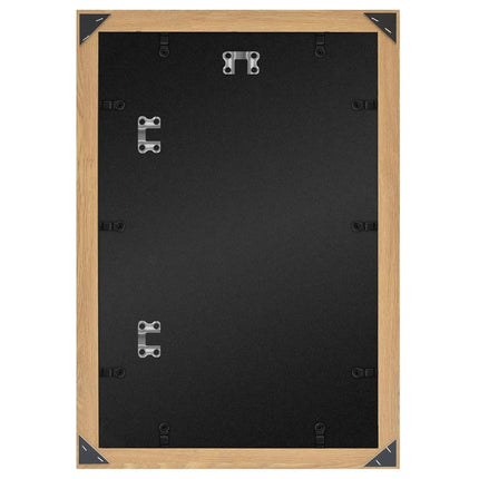Americanflat 12x18 Poster Frame in Oak with Polished Plexiglass - Horizontal and Vertical Formats with Included Hanging Hardware