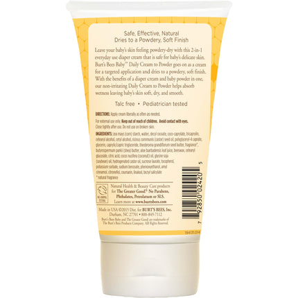 Burt’s Bees 2-in-1 Diaper Cream & Baby Powder 113g