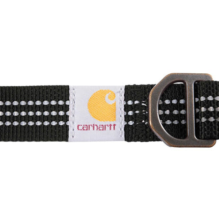 Carhartt Nylon Webbing Dog Collar, Fully Adjustable W/Durable Side Release Buckle, Black, Large