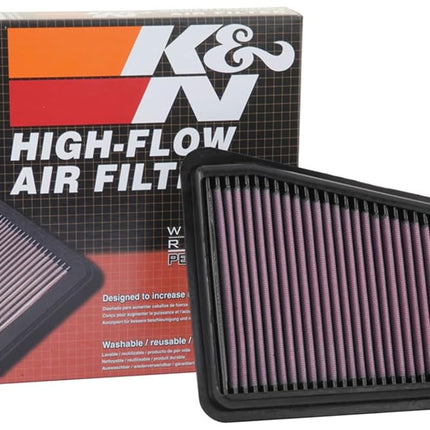 K&N Air Filter Kia Stinger 3.3 ''GT Twin Turbo 2018- (Right) (33-5068), Red