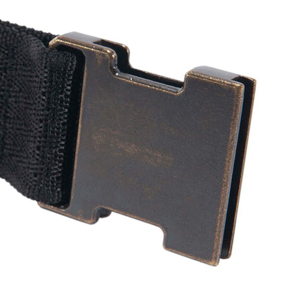 Carhartt Men's Durable Nylon Webbing Belts, W/a Slim Profile Design, Rugged Flex (Black), Large