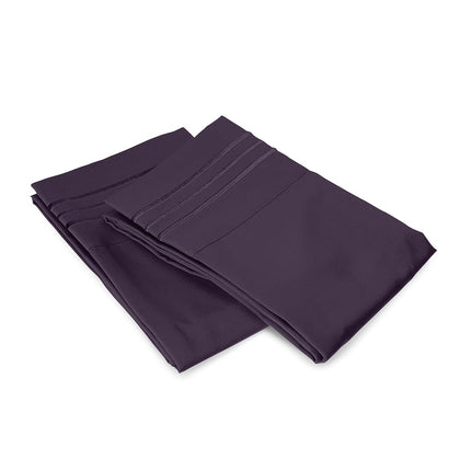 Elegant Comfort Premium Hotel Quality 2-Piece Pillowcase Set, Luxury & Softest 1500 Thread Count Egyptian Quality Bedding Pillowcases, Wrinkle and Fade Resistant