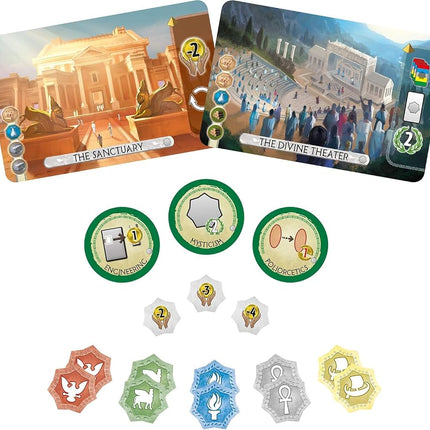 Asmodee 31401 7 Wonders Duel Pantheon Card Game