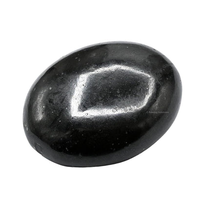 Amazing Gemstone Black Tourmaline Mental Celestite Crystals and Healing Stones - Large Palm Stone Crystals Piedra - Crystal for Good Luck, Positive Energy, Meditation - Unique Stocking Stuffers Gifts for Women