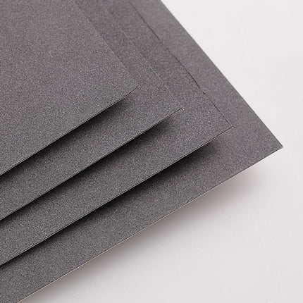 Clairefontaine - Ref 96050C - Pastelmat Pastel Card Pad No.6 (12 Sheets) - 360gsm Card - 30 x 40cm - Anthracite - Specially Formulated For Use With Pastels