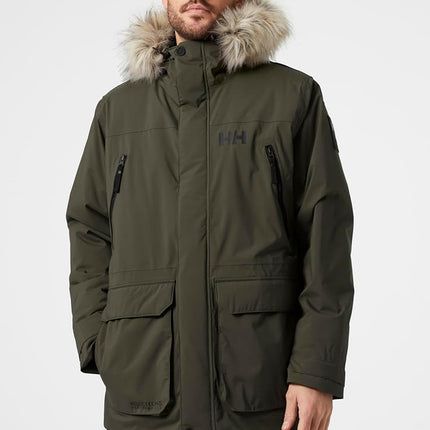 Helly Hansen Men's Reine Parka, Green, M