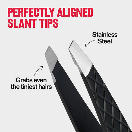 Revlon Expert Tweezer-Slant Tip, 6 pack