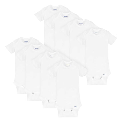 Gerber unisex-baby 8-pack Short Sleeve Onesies Bod