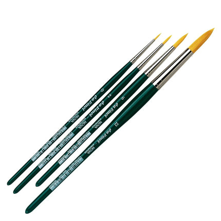 Da Vinci 4219 Series Synthetic Brush Set, Bristle, Green/Blue/Black, 30 x 30 x 30 cm