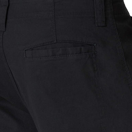 Wrangler Authentics Men's Relaxed Fit Stretch Cargo Pant Casual, Black, 42W x 32L