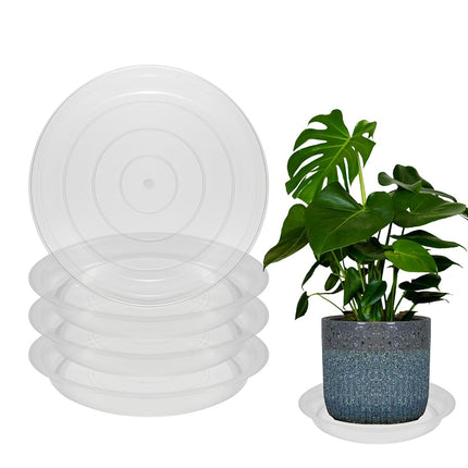 TNTIWQ 4 Pack 14 Inch Round Plant Saucers for Less