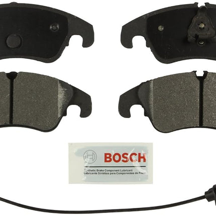 BOSCH BE1322 Blue Semi-Metallic Disc Brake Pad Set - Compatible With Select Audi A4, A4 Quattro, A5, A5 Quattro, A6, A6 Quattro, A7 Quattro, Allroad, Q5, S4, S5; Mercedes-Benz E300; FRONT