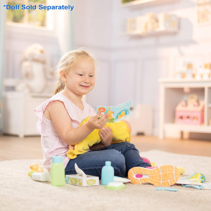 Melissa & Doug Mi Pequeño Amor - Set de Juego de Baño y Cambio de Pañal para Muñecas