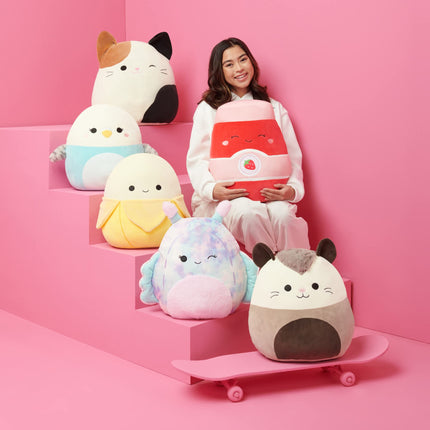 Squishmallows Hello Kitty with Red Glasses 14-Inch Plush - Sanrio Ultrasoft Stuffed Animal Large Plush Toy, Official Kellytoy Plush