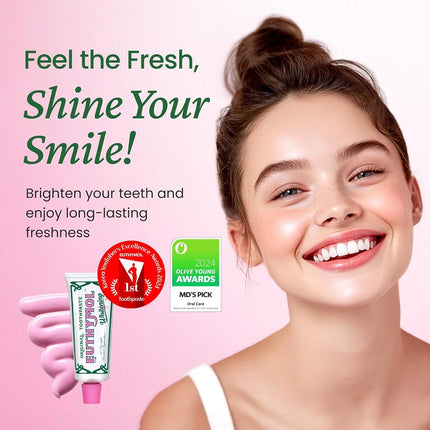 EUTHYMOL Whitening Toothpaste (3.7fl oz, Pack of 3) - Stain Removal in 2 Weeks, Long-Lasting Freshness for Sensitive Gum & Teeth. Bad Breath, Cavity Prevention. Recyclable Aluminum Tube.