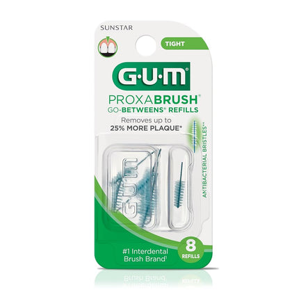 GUM Go Between Proxa Brush Tight Flossing Refills, 8 Count