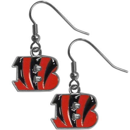Siskiyou Sports NFL Cincinnati Bengals Pendientes Colgantes Cromados para Mujer