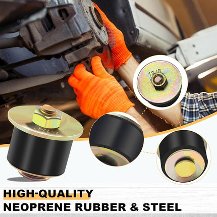 Siptenk 14pcs Freeze Expansion Plugs 3/4" 7/8" 1" 1-1/8" 1-1/4" 1-3/8" 1-1/2", 7 Sizes Automotive Rubber Freeze Frost Plug Fit Hole Size: 3/4" to 1-1/2" (19mm-38mm)