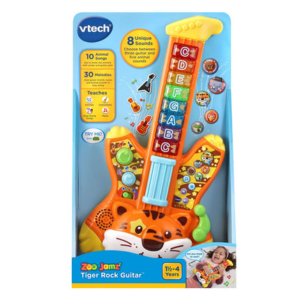 Guitarra Rockera Tigre Zoo Jamz VTech, Naranja