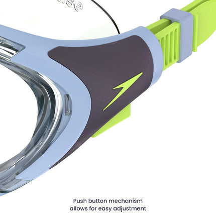 Speedo Unisex Child Swim Goggles Biofuse 2.0 Junior - Mask Pale Purple/Clear, One Size