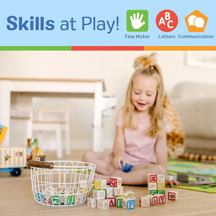 ABC /123 Wooden Blocks - Melissa & Doug