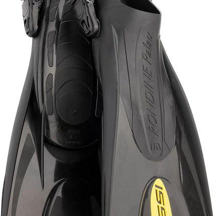 Cressi Palau Saf - Adjustable Short Flipper Fins f