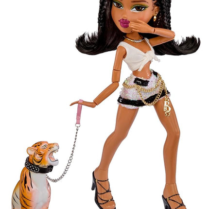 Bratz x Tyla Fashion Doll, Special Collector Edition with 2 Fashion Looks, Accessories, and Pet Tiger