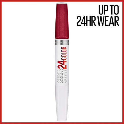 Maybelline New York Superstay 24, 2-step Lipcolor, All Day Cherry 015