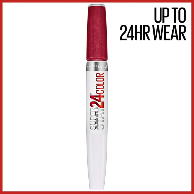 Maybelline New York Superstay 24, 2-step Lipcolor, All Day Cherry 015