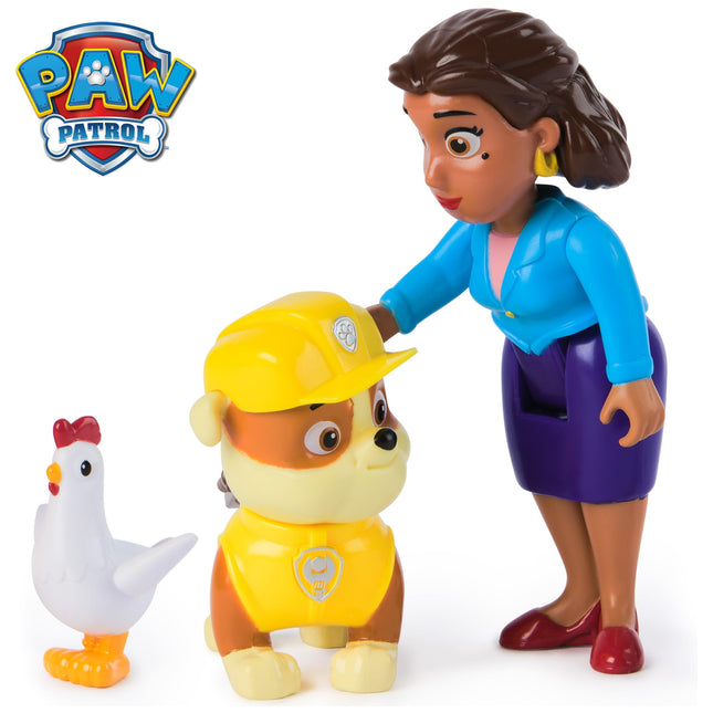 Paw Patrol Rubble, Mayor Goodway and Chickaletta Figures, Kids� Toys for Boys and Girls Aged 3 and Up