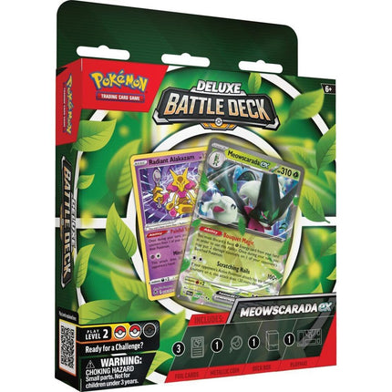 Pokemon TCG Meowscarade/Quaquaval Ex Deluxe Battle