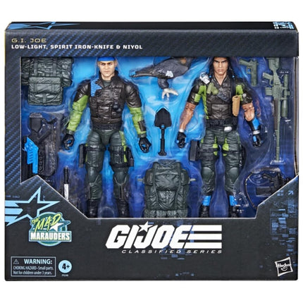 G.I. Joe Low-Light & Spirit Mad Marauders Classified Series 6-Inch #128 Action Figures