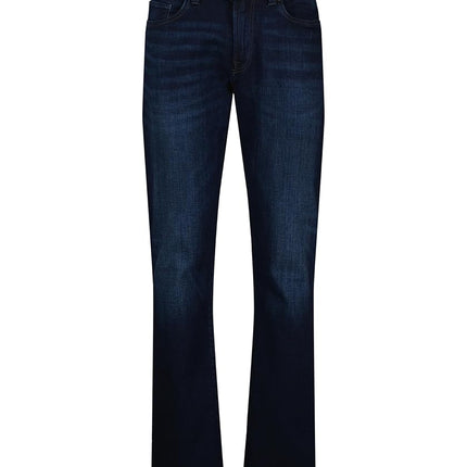 Buffalo David Bitton Men's Slim Boot King Denim Jeans, Whiskered and Sanded Indigo, 38W x 32L