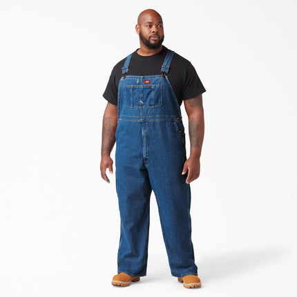 Dickies Men's Bib Smooth Straight Dungarees, Blue (Bleu Rnsd Ind/Blu), W30/L32 (Manufacturer Size: W30/L32)