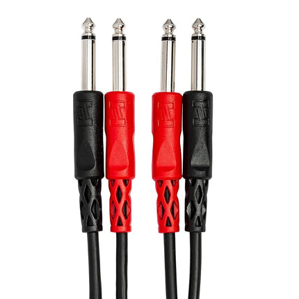 Hosa Cable CPP201 Dual 1/4 Inch To Dual 1/4 Inch Cable - 3.25 Foot