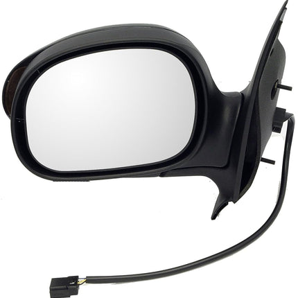 Dorman 955-1198 Driver Side Power Door Mirror - Folding with Signal for Select Ford Models, Black