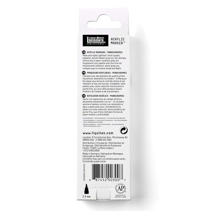Ensemble de 3 marqueurs de peinture professionnels Liquitex, monochromes