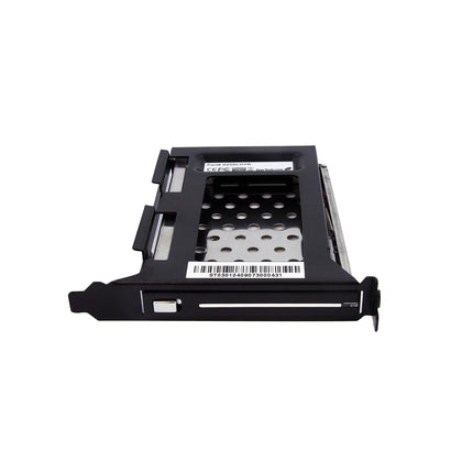StarTech 2.5in SATA Removable Drive Bay for PC Slot, Black (S25SLOTR)