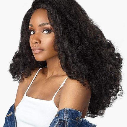Sensationnel Synthetic Instant Weave Curls Kinks&Co Half Wig - HEART BREAKER (2 Dark Brown)