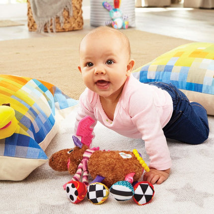 Lamaze Clip and Go Muffin The Moose Soft Toy