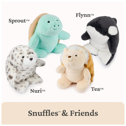 GUND Tea Hedgehog Plush, Premium Stuffed Animal for Ages 1 and Up, Tan/Brown, 10”