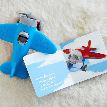 Avion et livre cartonné Green Toys