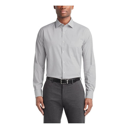 Van Heusen Mens Dress Shirt Regular Fit Stain Shie