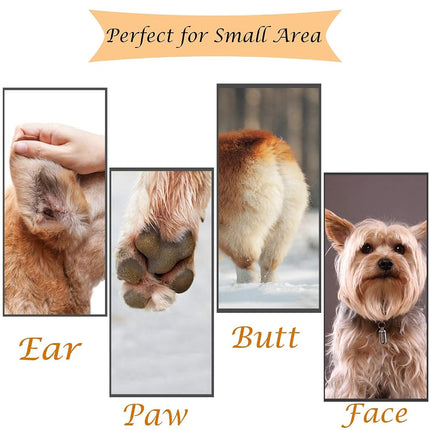 Ruri's Dog Clippers Cordless Cat and Small Dogs Clipper Low Noise Electric Pet Trimmer Dog Grooming Clippers for Trimming The Hair Around Paws Eyes Ears Face Rump