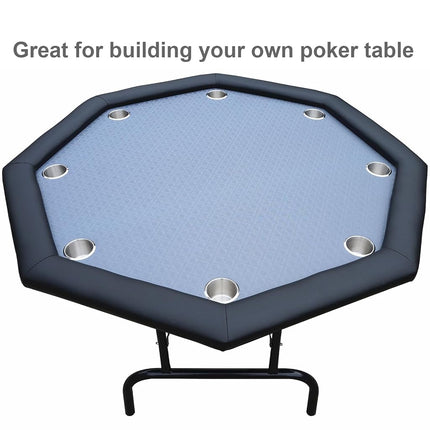 YH Poker 108X60Inch Section of Suited Poker Table Speed Cloth (Gray)