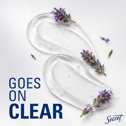 Secret Clear Gel Antiperspirant & Deodorant, Lavender, 2.6 Oz