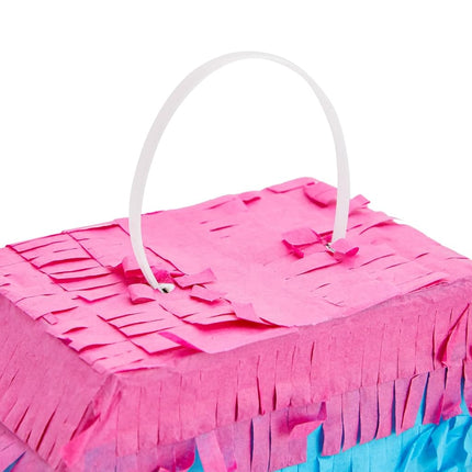 Rainbow Pinata Number 4 for Kid’s 4th Birthday Party, 30 x 42 x 7.6 cm